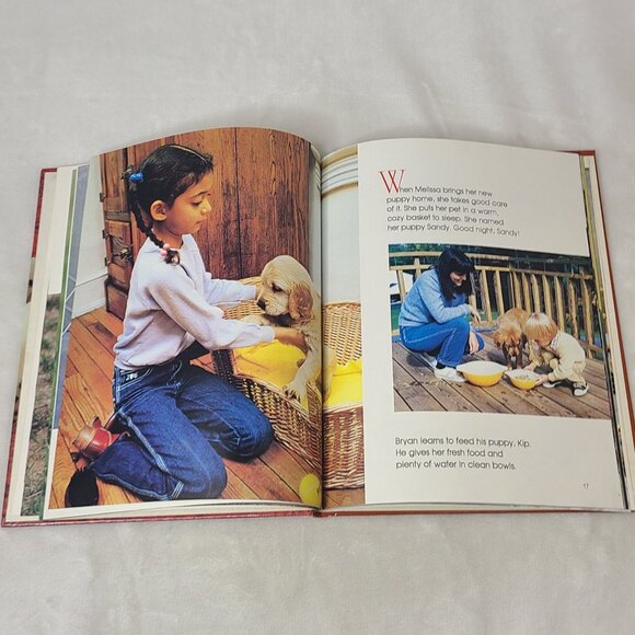 Puppies Hardcover Book National Geographic Society For Young Explorers 1982 - Picture 11 of 11